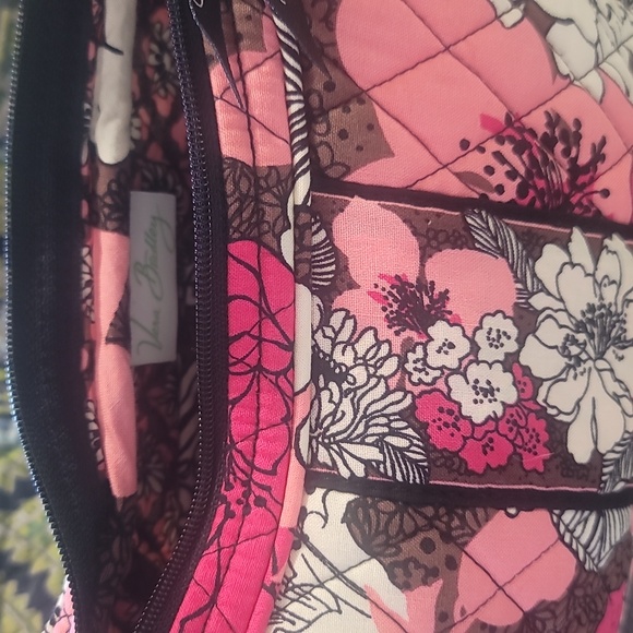Vera Bradley Floral Pink Quilted Shoulder Bag - Picture 2 of 4